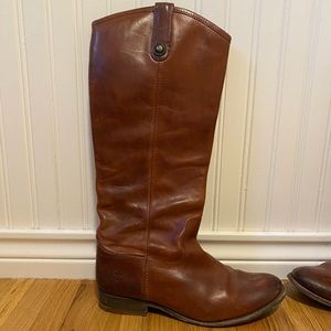 COPY - Frye Riding Boots in Cognac size 8
